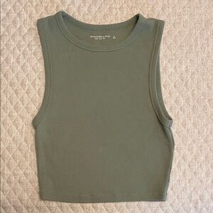 Abercrombie & Fitch Olive Tank Top